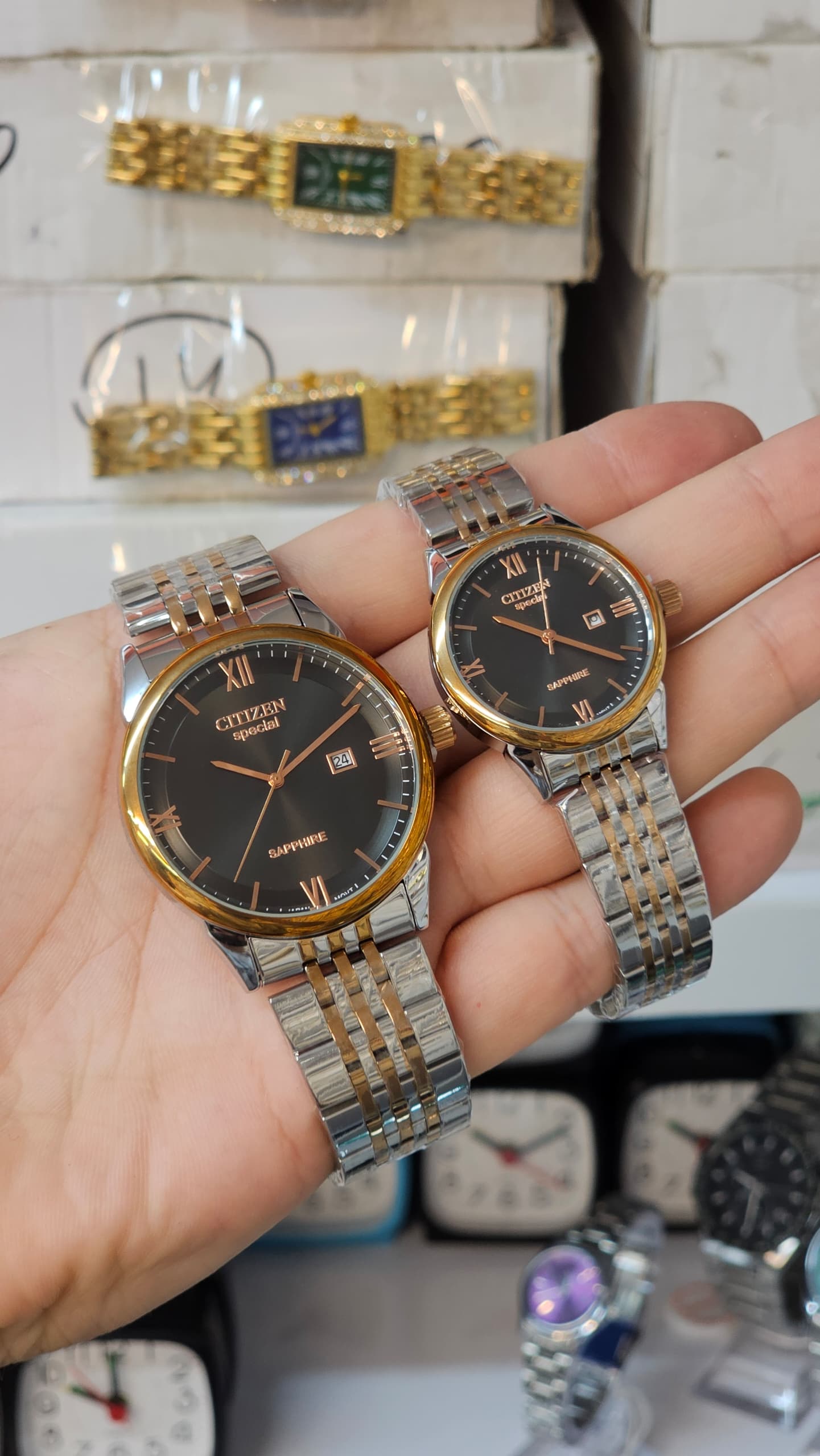 CITIZEN SPECIAL ست  تمام استیل رنگ ثابت
