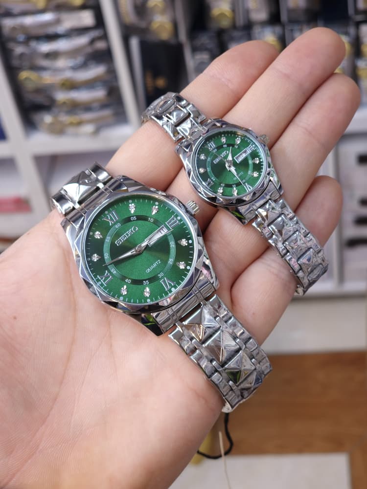 ساعت ست SEIKO الماسی بند استیل